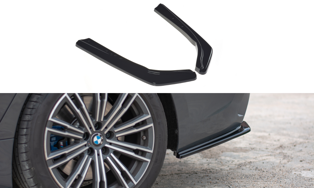 REAR SIDE SPLITTERS for BMW 3 G20 M-pack