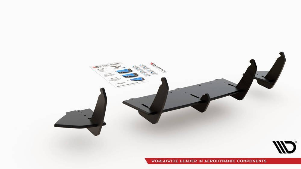 Racing Durability Rear Diffuser V.1 Ford Focus RS Mk3