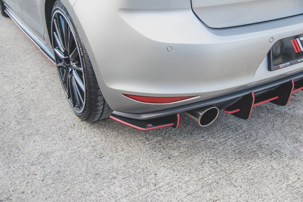 Racing Durability Rear Side Splitters V.1 VW Golf 7 GTI 