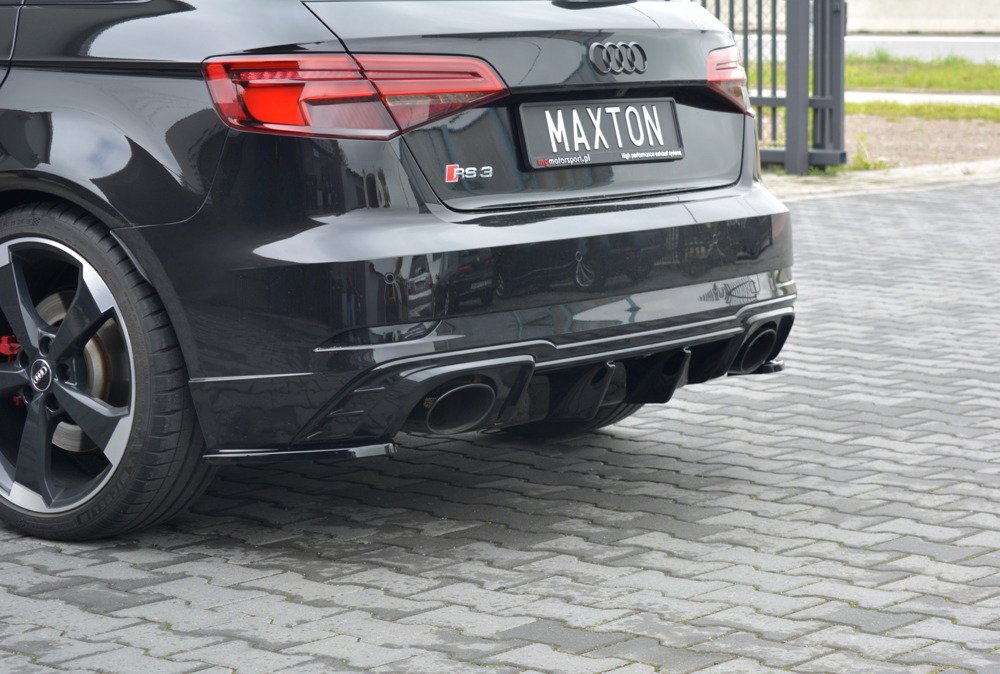 Rear Side Splitters Audi RS3 8V FL Sportback