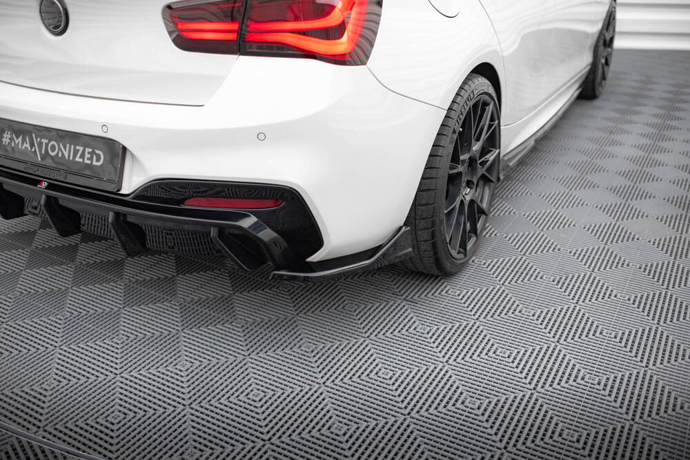 Rear Side Splitters (For rear valance v.1) BMW 1 M-Pack / M140i F20 Facelift 