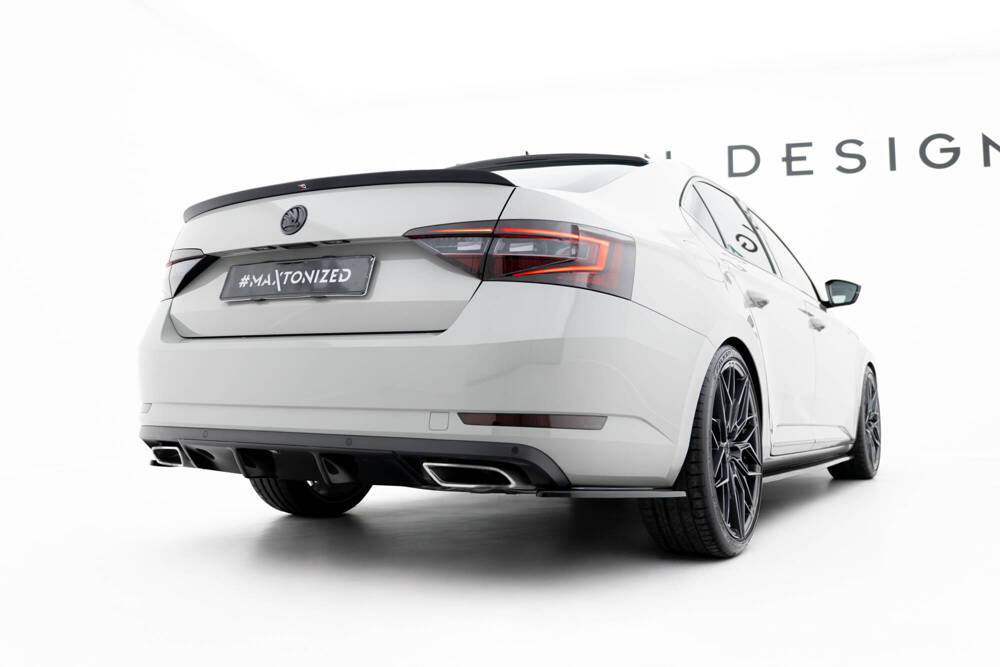 Rear Side Splitters V.1 Skoda Superb Liftback / Combi Mk3