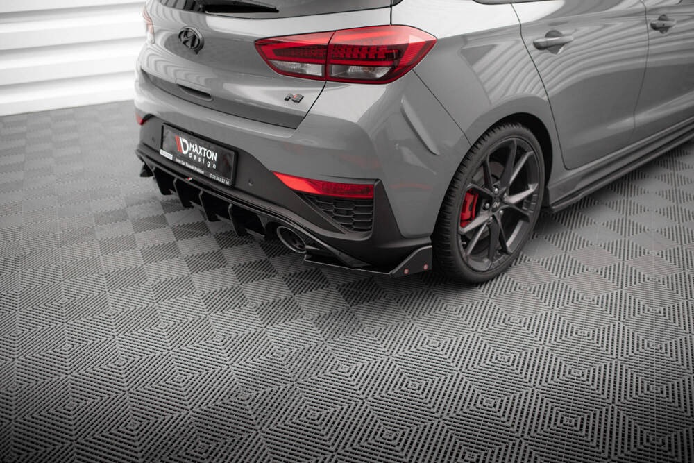 Rear Side Splitters V.4 + Flaps Hyundai I30 N Hatchback Mk3 Facelift