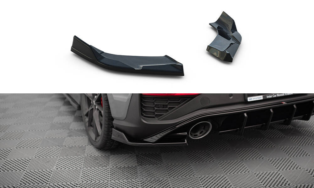 Rear Side Splitters V.6 Hyundai I30 N Hatchback Mk3 Facelift