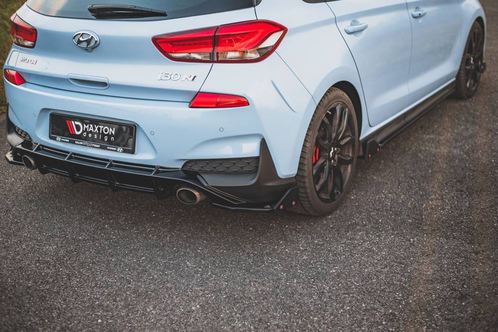 Rear Side Splitters V.7 + Flaps Hyundai I30 N Mk3 Hatchback