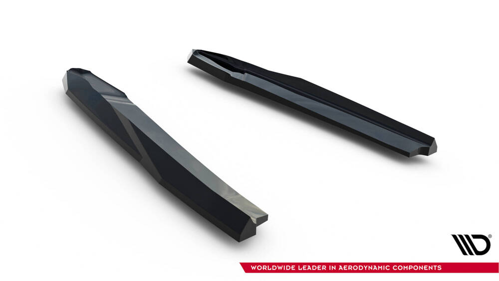 Rear Side Splitters V.7 Skoda Octavia RS Liftback / Combi Mk4 / Mk4 Facelift