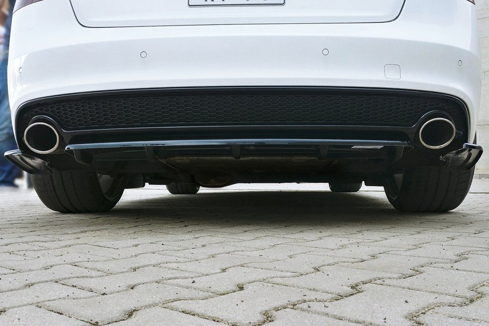 Rear Splitter AUDI A5 S-LINE FACELIFT (with a vertical bar)