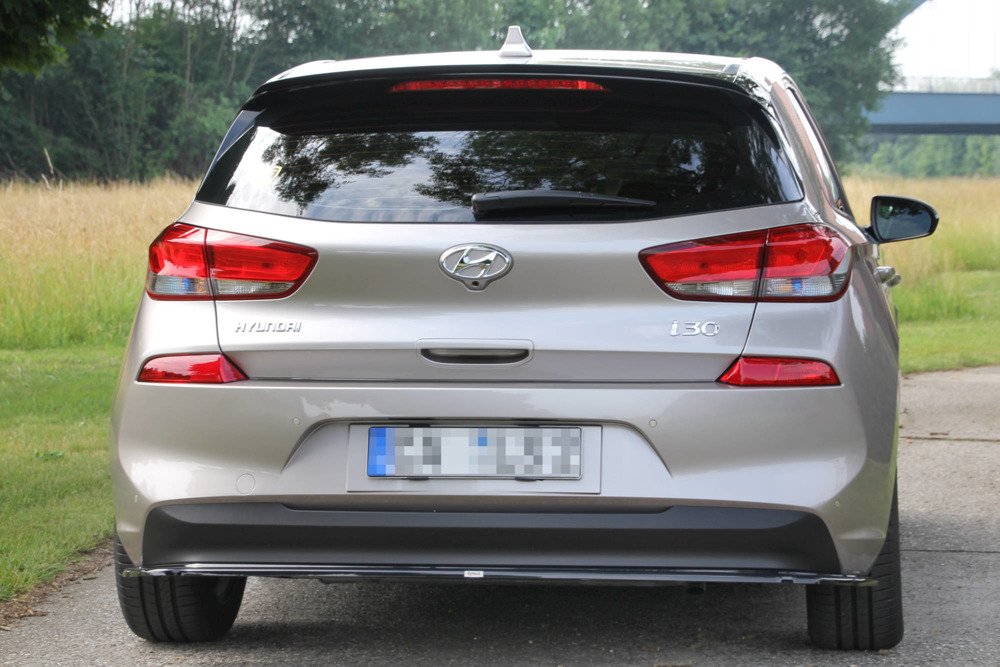 Rear Splitter (WITHOUT VERTICAL BARS) HYUNDAI I30 MK3 HATCHBACK