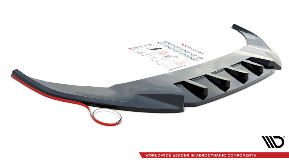 Rear Splitter (with vertical bars) Abarth 500e