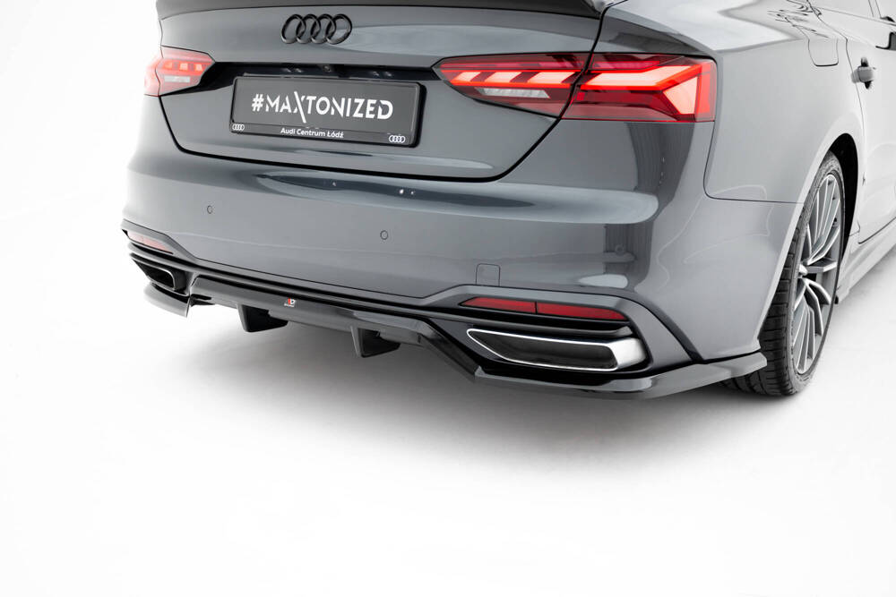 Rear Splitter (with vertical bars) Audi A5 F5 Facelift