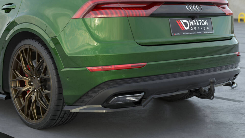 Rear Splitter (with vertical bars) Audi Q8 Mk1 Facelift