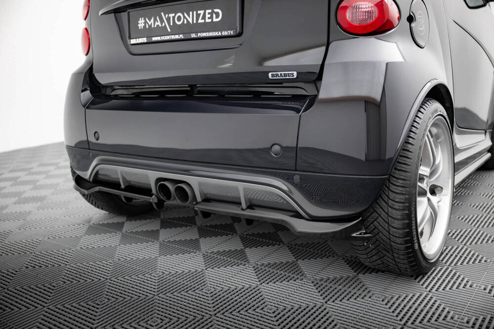 Rear Splitter (with vertical bars) Brabus Smart Fortwo C451 Facelift