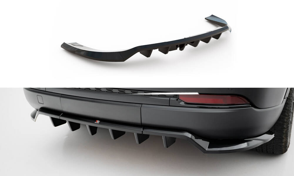 Rear Splitter (with vertical bars) Jeep Grand Cherokee Trailhawk Mk5