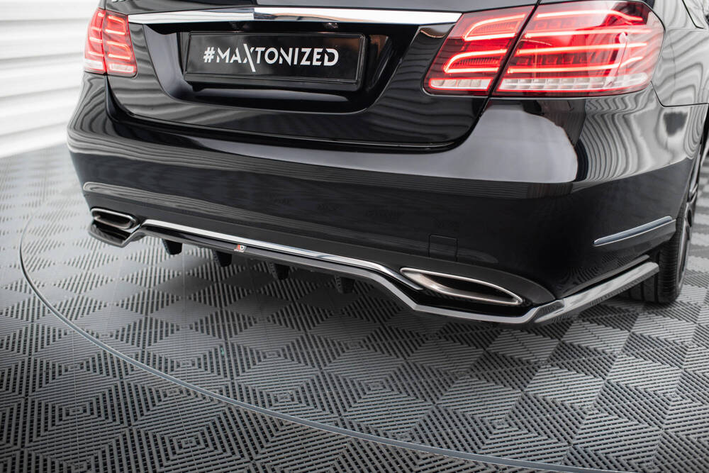 Rear Splitter (with vertical bars) Mercedes-Benz E W212 Facelift