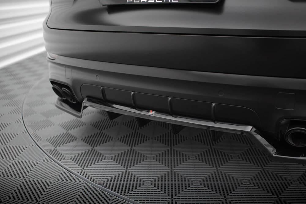 Rear Splitter (with vertical bars) Porsche Cayenne Sport Design Mk3