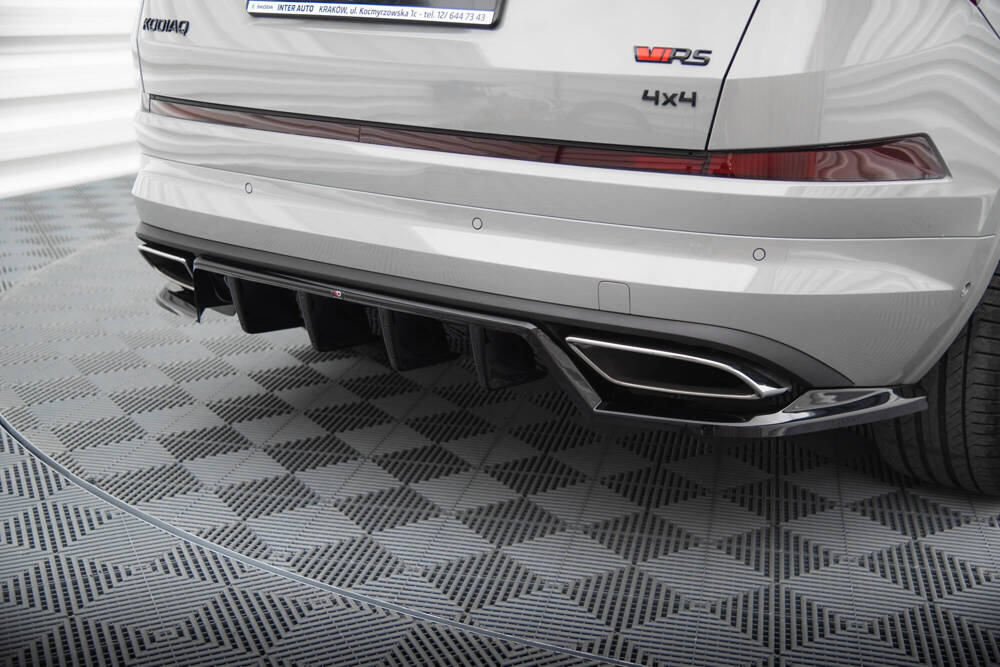 Rear Splitter (with vertical bars) Skoda Kodiaq RS Mk1 / Mk1 Facelift