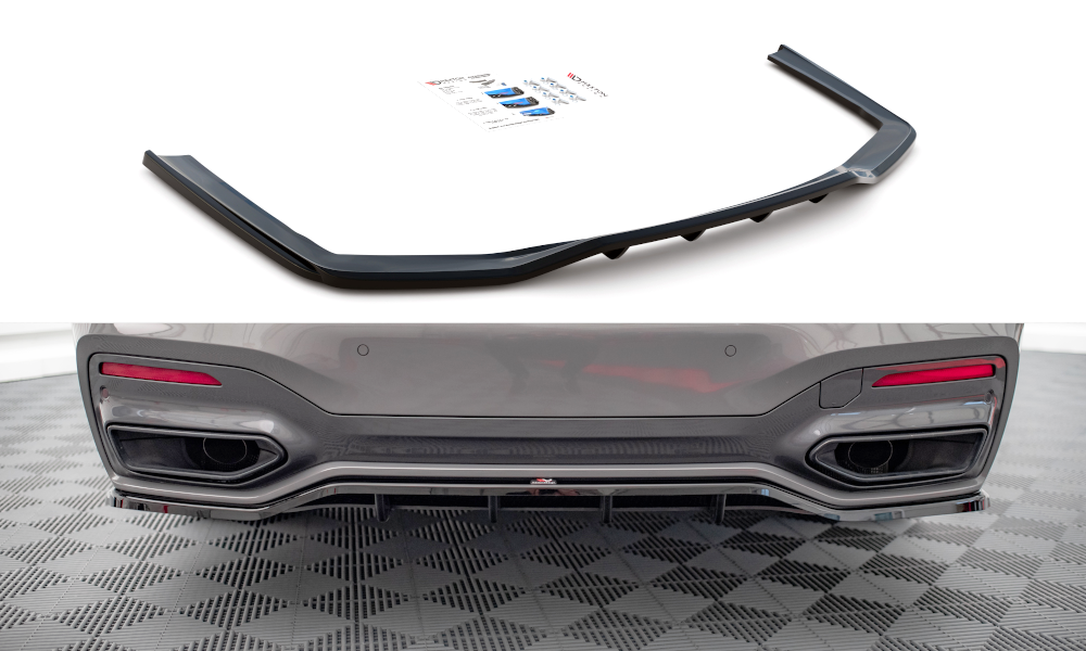 Rear Splitter (with vertical bars) V.1 BMW 7 M-Pack G11 / G12 Facelift