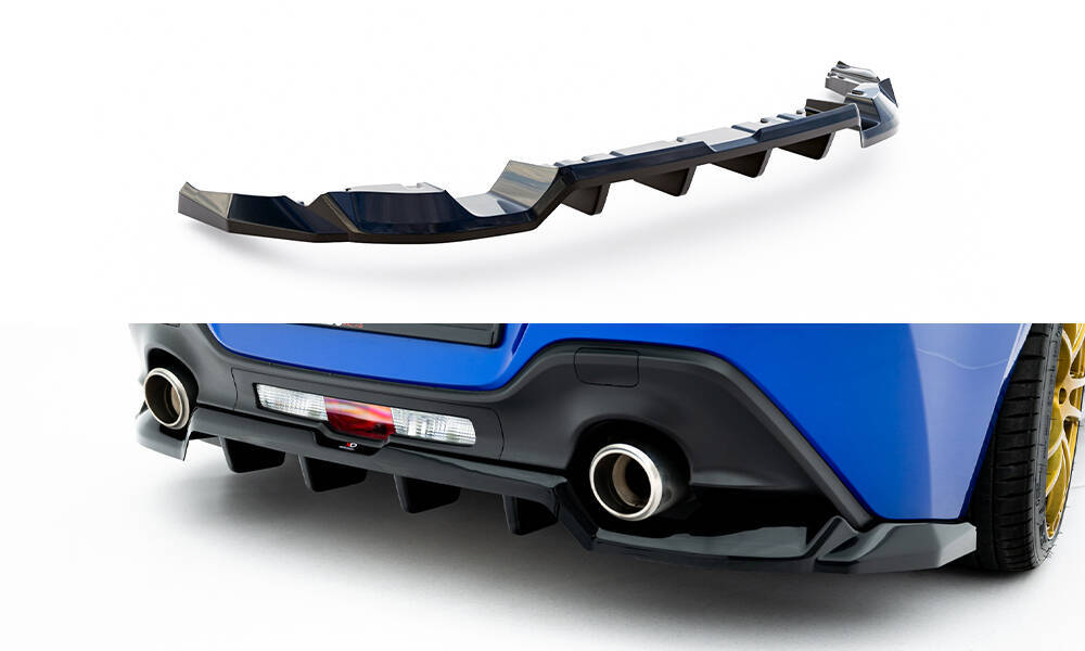 Rear Splitter (with vertical bars) V.1 Subaru BRZ Mk2