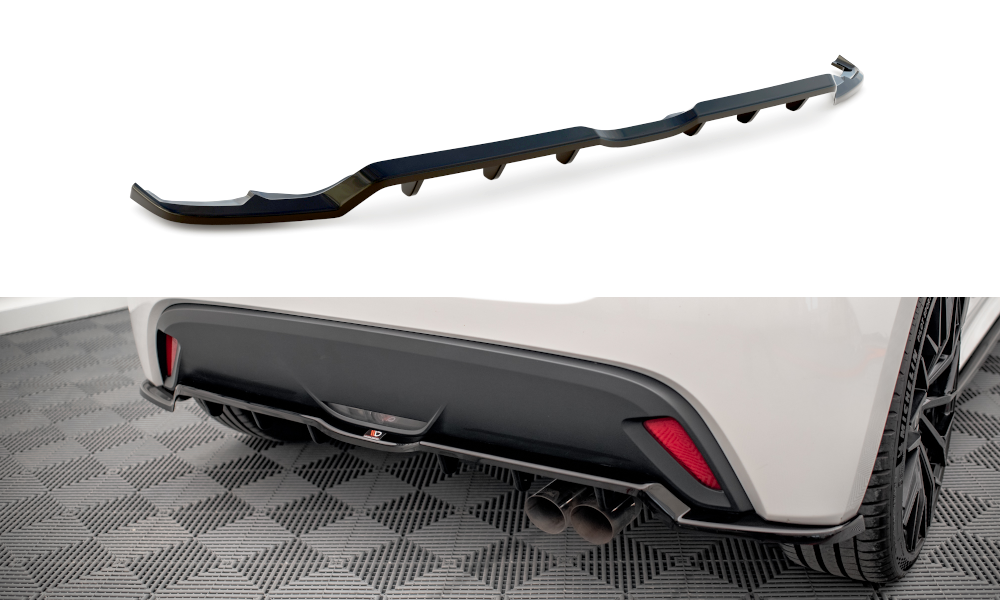 Rear Splitter (with vertical bars) V.2 Toyota Yaris Mk4