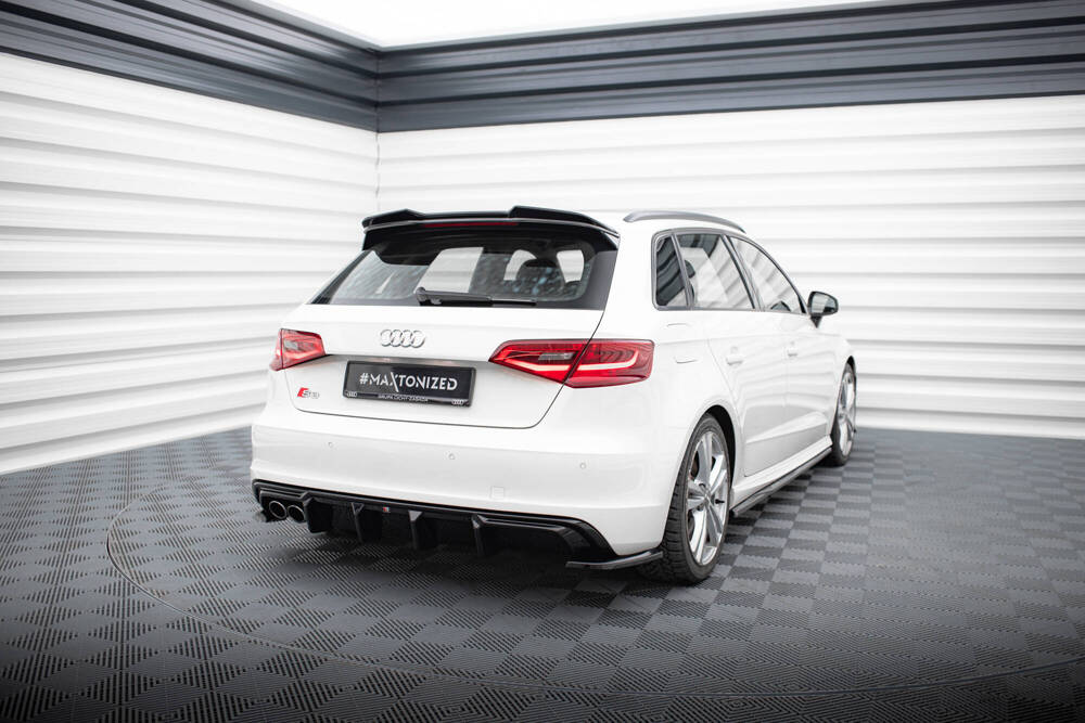 Rear Valance Audi A3 S-Line Sportback 8V (Version with dual exhausts tips on one side)