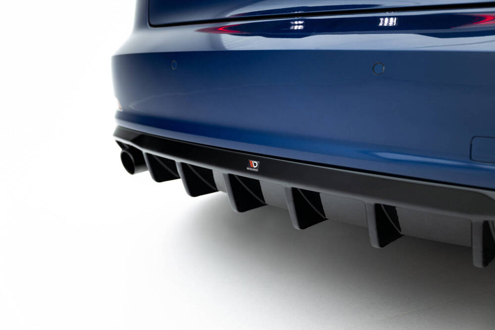 Rear Valance Audi A3 Sedan 8V (Version with single exhaust tips on both sides)