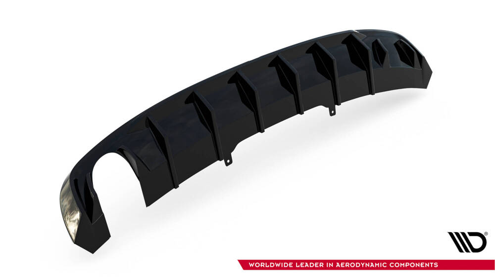 Rear Valance Audi A4 S-line B9 (Version with single exhaust tips on one side)