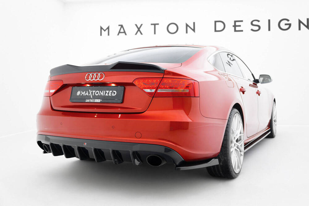 Rear Valance Audi A5 S-Line Sportback 8T (Version with single exhaust tips on both sides)