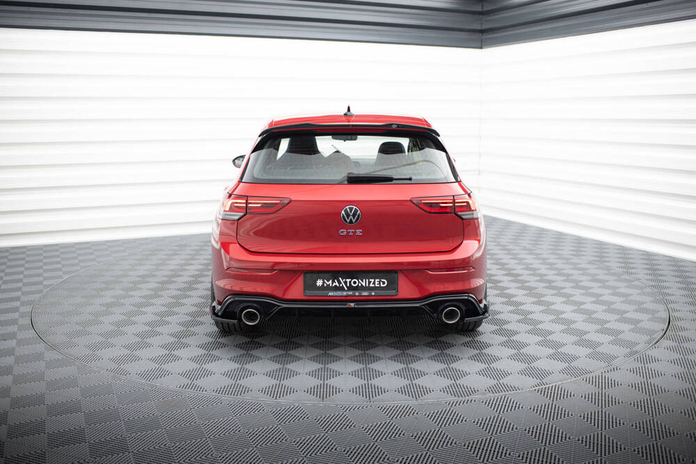 Rear Valance + Exhaust Ends Imitation Volkswagen Golf GTE / R-Line Mk8 / Mk8 Facelift