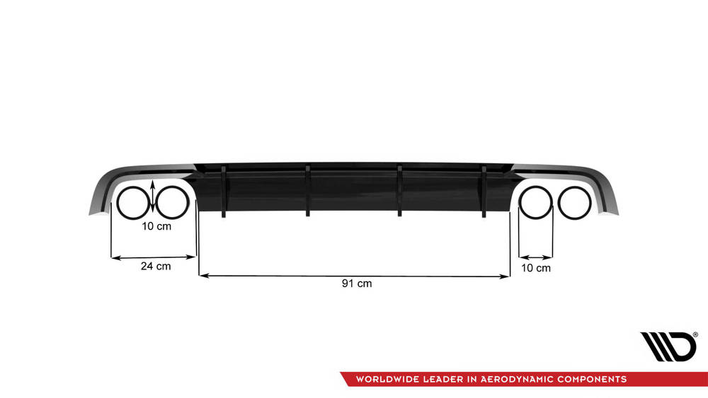 Rear Valance V.1 Audi A6 / A6 C7 S-line/ S6 C7 Facelift