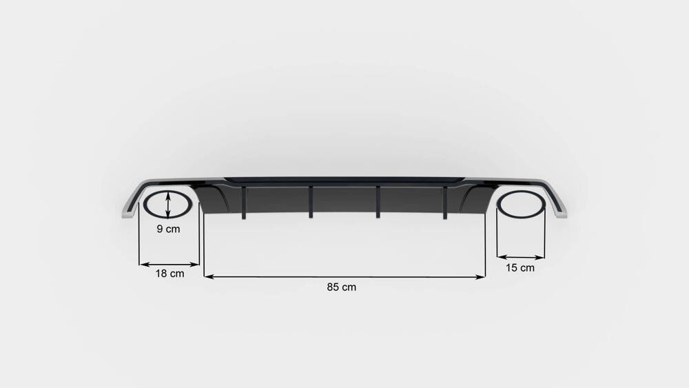 Rear Valance V.2 Seat Leon Cupra ST Mk3 FL