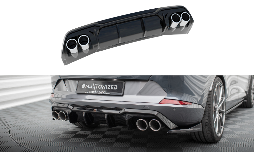 Rear Valance V.3 + Exhaust Ends Imitation Cupra Formentor Mk1