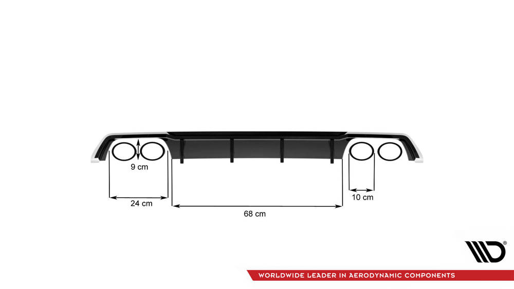 Rear Valance V.3 Seat Leon Cupra ST Mk3 FL