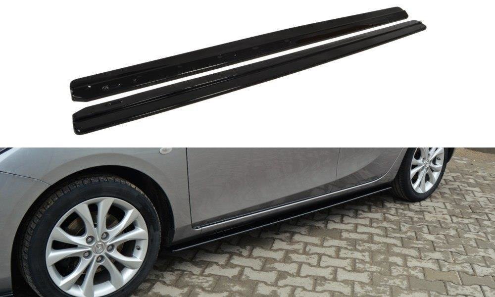 SIDE SKIRTS DIFFUSERS MAZDA 3 MK2 SPORT (PREFACE)