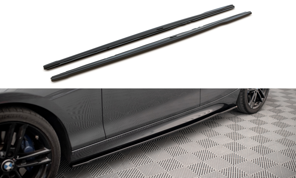 SIDE SKIRTS DIFFUSERS V.2 BMW 1 F20 M135i / M140i / M-Pack