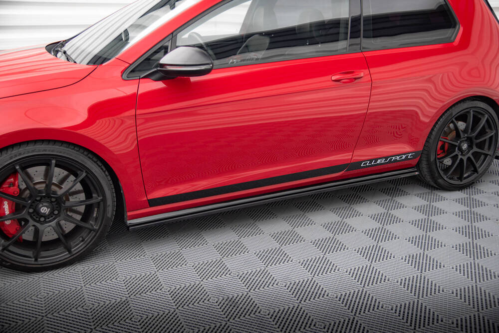 SIDE SKIRTS DIFFUSERS VW GOLF Mk7 GTI CLUBSPORT Gloss Black, Our Offer \  Volkswagen \ Golf \ Mk7 [2013-2016] \ GTI Clubsport