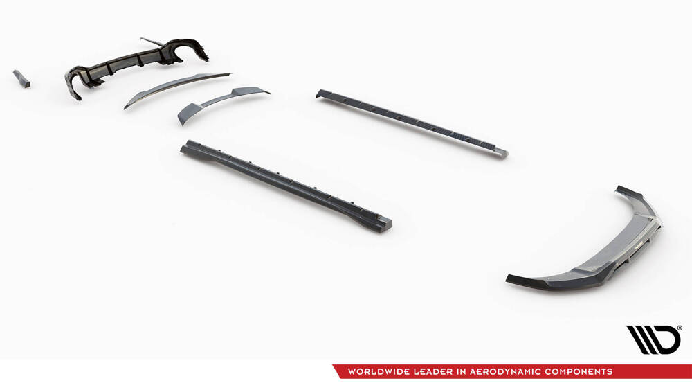 Set of Prepreg Carbon Splitters Audi RSQ8 Mk1