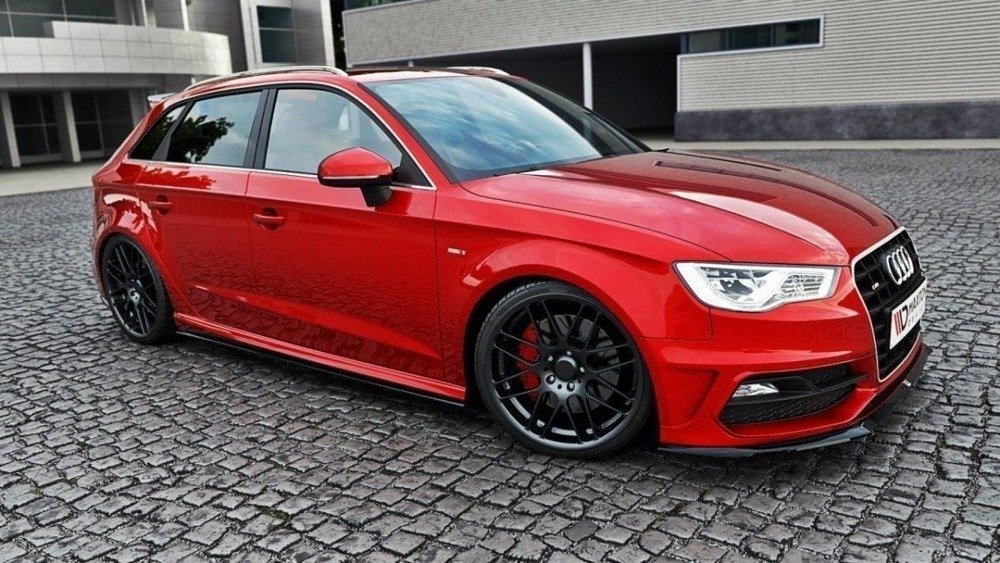 Side Skirts Diffusers Audi S3 / A3 S-Line 8V / 8V FL Sportback 