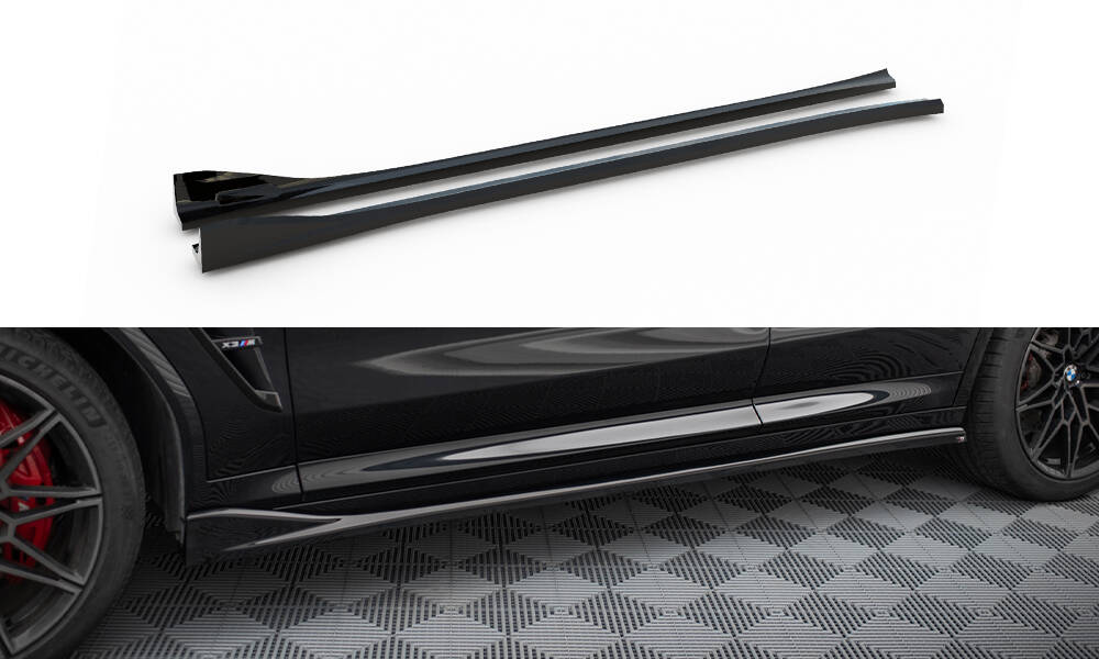 Side Skirts Diffusers BMW X3 M F97 / F97 Facelift