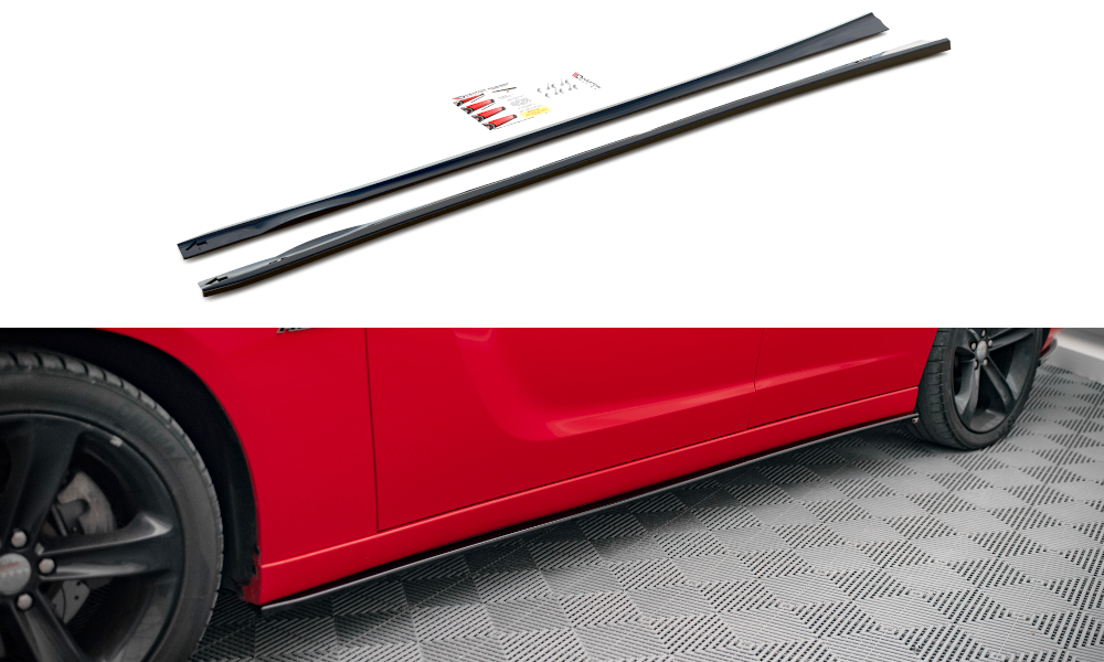 Side Skirts Diffusers Dodge Charger RT Mk7 Facelift