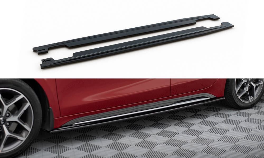 Side Skirts Diffusers Kia Ceed GT / GT-Line Mk3 / Proceed Mk1