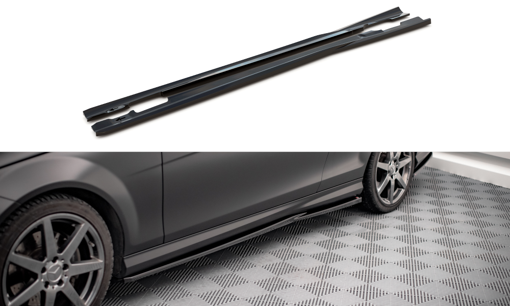 Side Skirts Diffusers Mercedes-Benz C Coupe AMG-Line C204