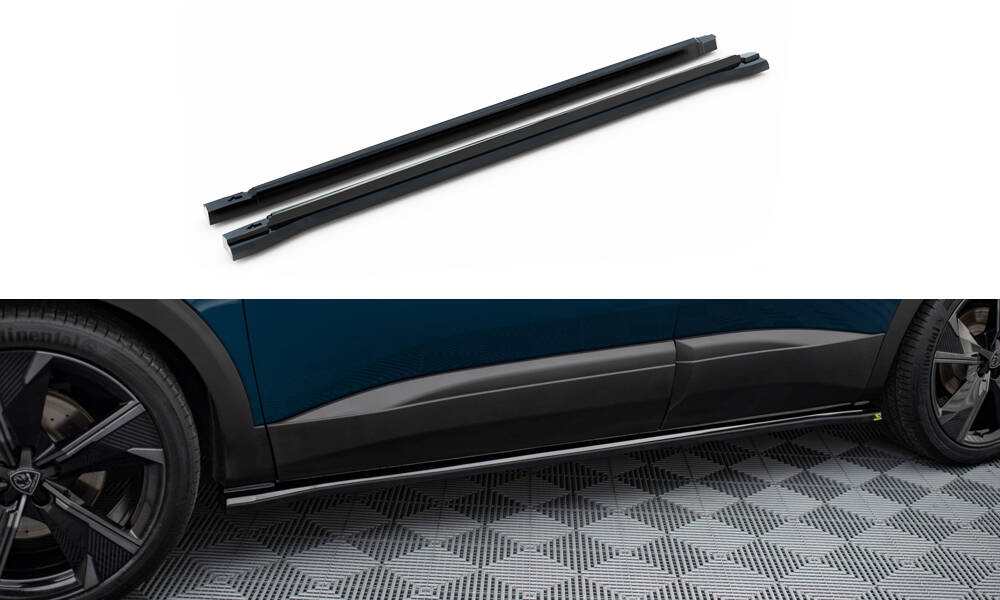 Side Skirts Diffusers Peugeot 3008 GT-Line Mk2 Facelift