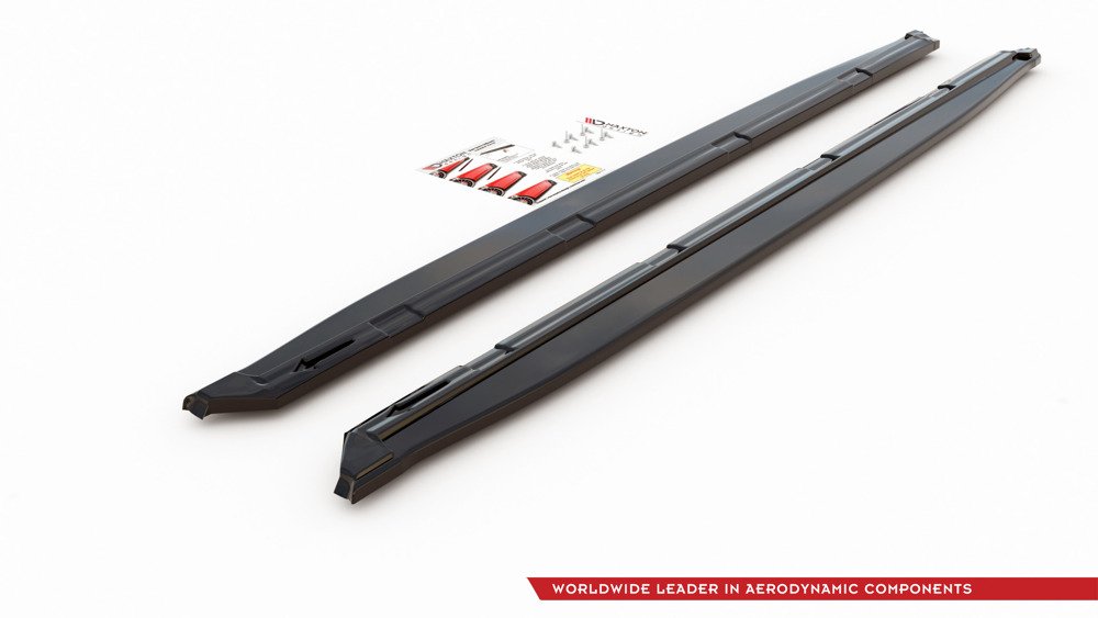 Side Skirts Diffusers Skoda Kodiaq Sportline/RS Mk1 (version with mudflaps)