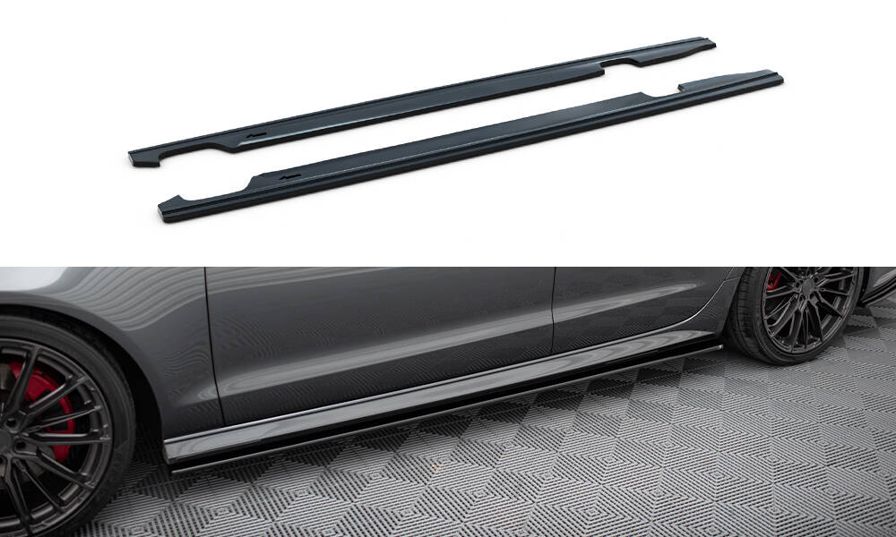 Side Skirts Diffusers V.1 Audi A6 / A6 C7 S-line/ S6 C7 Facelift