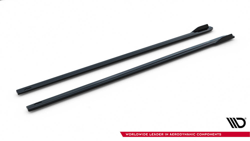 Side Skirts Diffusers V.1 Volkswagen Golf R / R-Line Mk7 Facelift