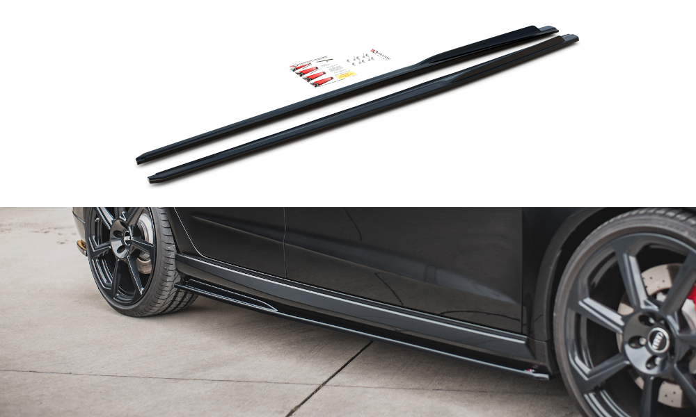 Side Skirts Diffusers V.2 Audi RS3 8V Sportback Facelift