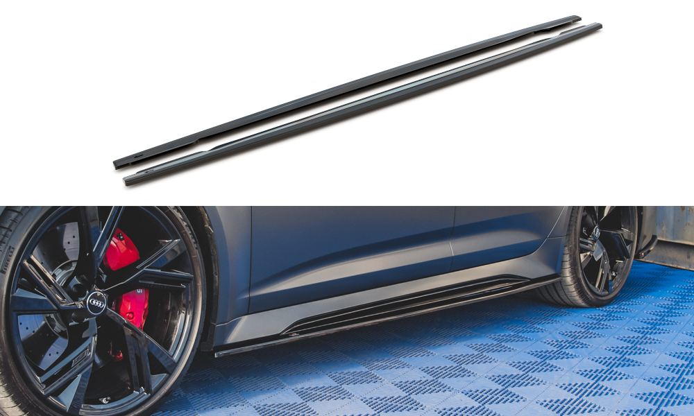 Side Skirts Diffusers V.2 Audi RS6 C8