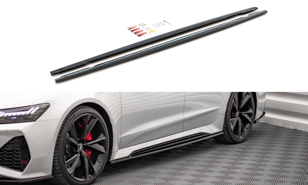 Side Skirts Diffusers V.2 Audi RS7 C8