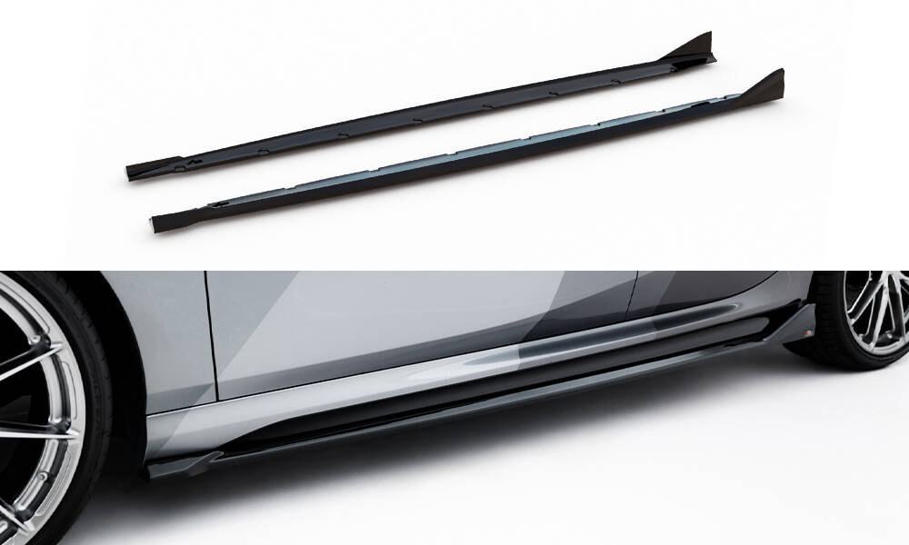 Side Skirts Diffusers V.2 BMW M135i / 1 M-Pack F70