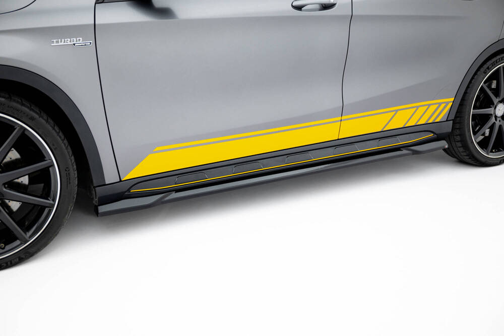 Side Skirts Diffusers V.2 Mercedes-Benz GLA 45 AMG X156